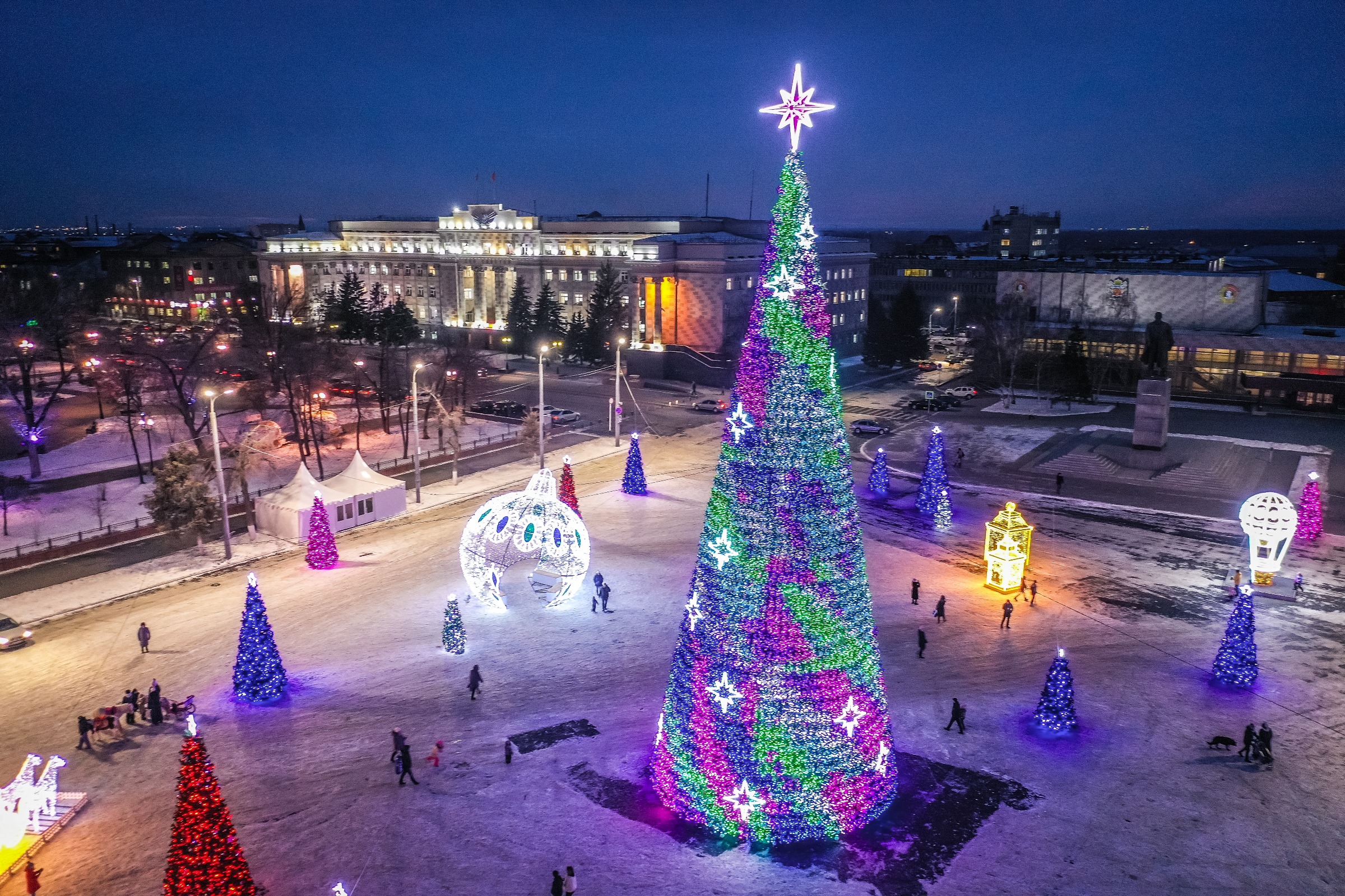 Оренбург зимой
